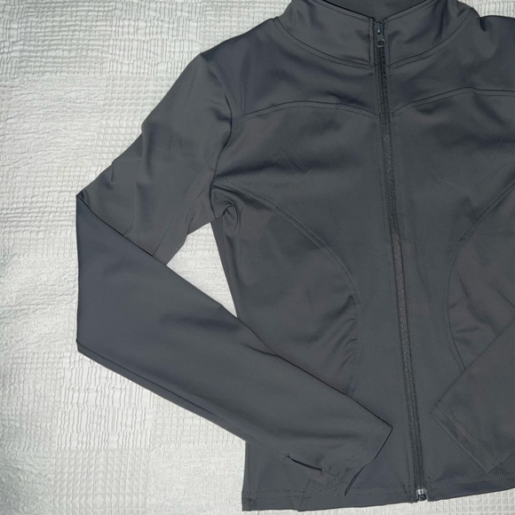 Gray Workout Jacket - Picture 2 of 5